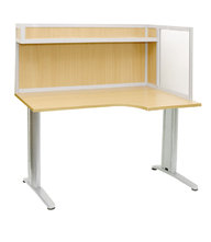 АРМ-4455-П — стол для офиса с эргономичной столешницей АКТАКОМ