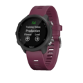 Часы Garmin Forerunner 245 черные с вишневым ремешком