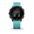 Часы Garmin Forerunner 245 Music черные с бирюзовым ремешком