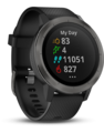 Часы Garmin Vivoactive 3 черные с черным ремешком